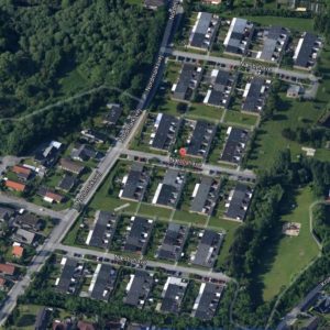 Næsbyhave set fra oven